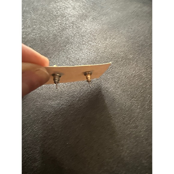 Mickey Mouse Earrings Blue Rhinestone Stud Disney Jewelry Gift - Picture 2 of 2